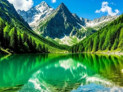 Каскады и зеркала Домбайских гор!